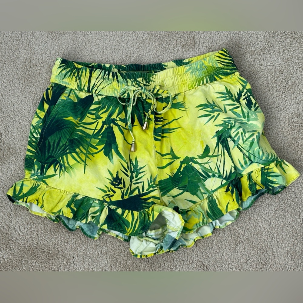 INC ruffle shorts